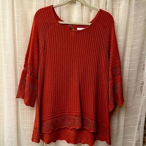 Lauren Conrad Sweater XL Rust Orange